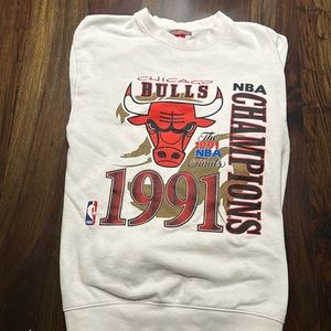 Chicago Bulls 1991 NBA finals vintage crewneck